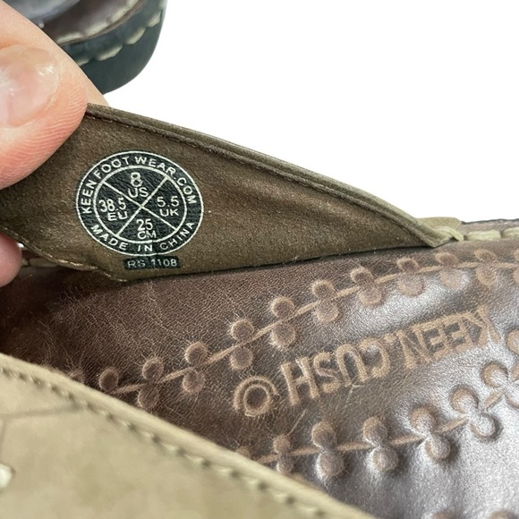 Keen Cush Leather Slide Sandals Brown Summer Flip Flops Brwn US 8 - Picture 8 of 13